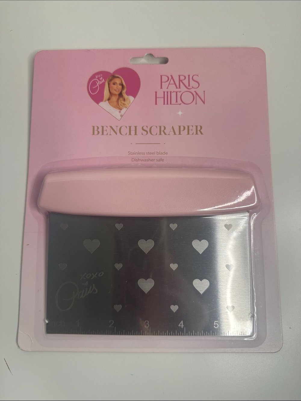 Bench scraper- Paris Hilton